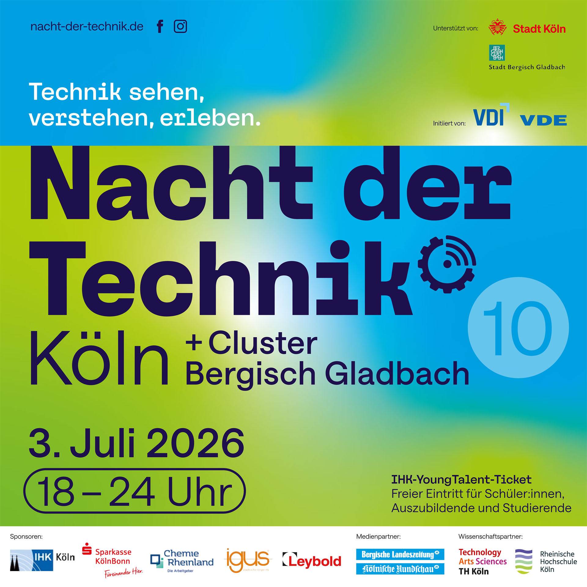 PJS bei der Nacht der Technik 2026 - Technik sehen, verstehen, erleben